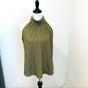 Calvin Klein Olive Green Halter Top
